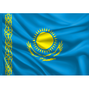 01 bandeira do cazaquistao
