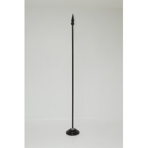 01 base quadrada de 1 furo padrao mogno